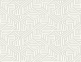 A-Street Prints Nambiti Geometric Light Grey Wallpaper