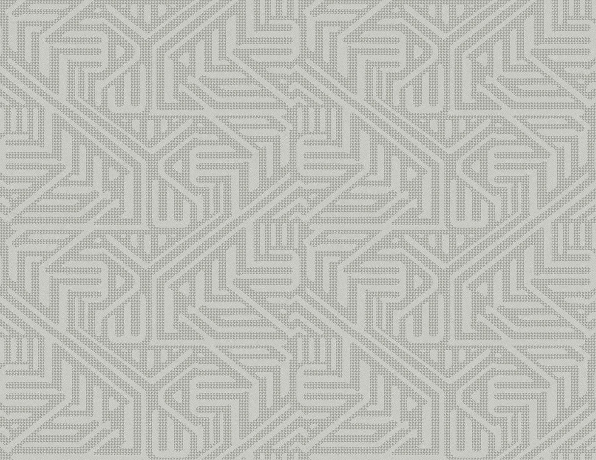 A-Street Prints Nambiti Grey Geometric Wallpaper