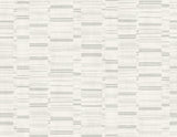 A-Street Prints Fresnaye Light Grey Linen Stripe Wallpaper