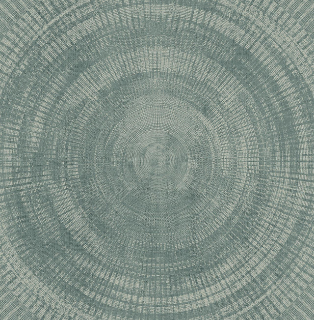 A-Street Prints Lalit Teal Medallion Wallpaper