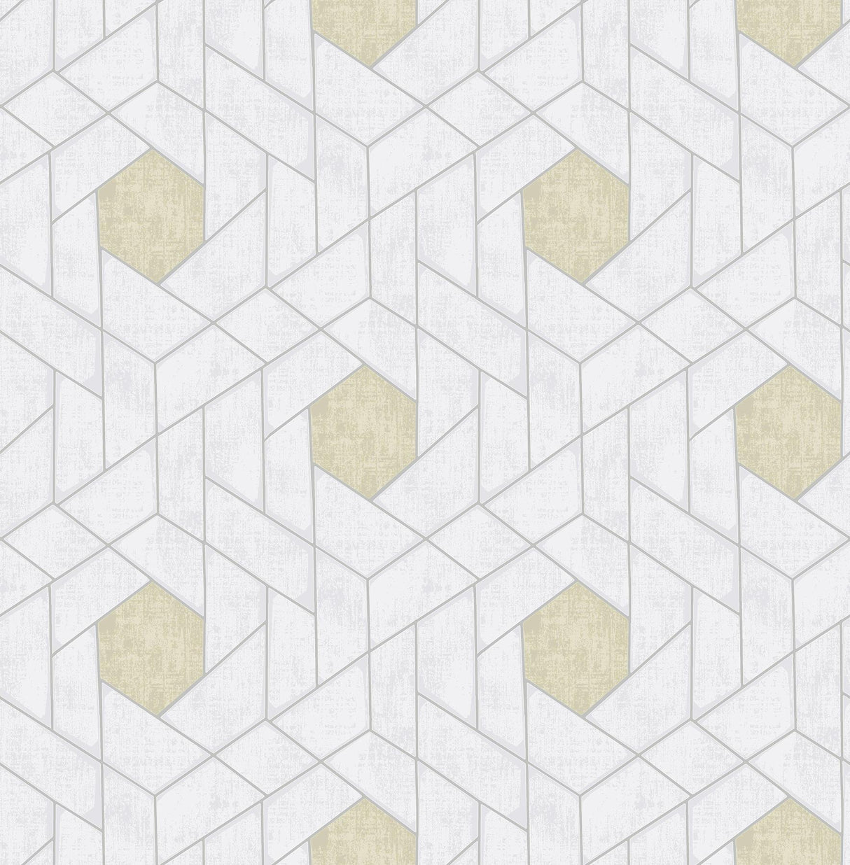 A-Street Prints Granada Silver Geometric Wallpaper