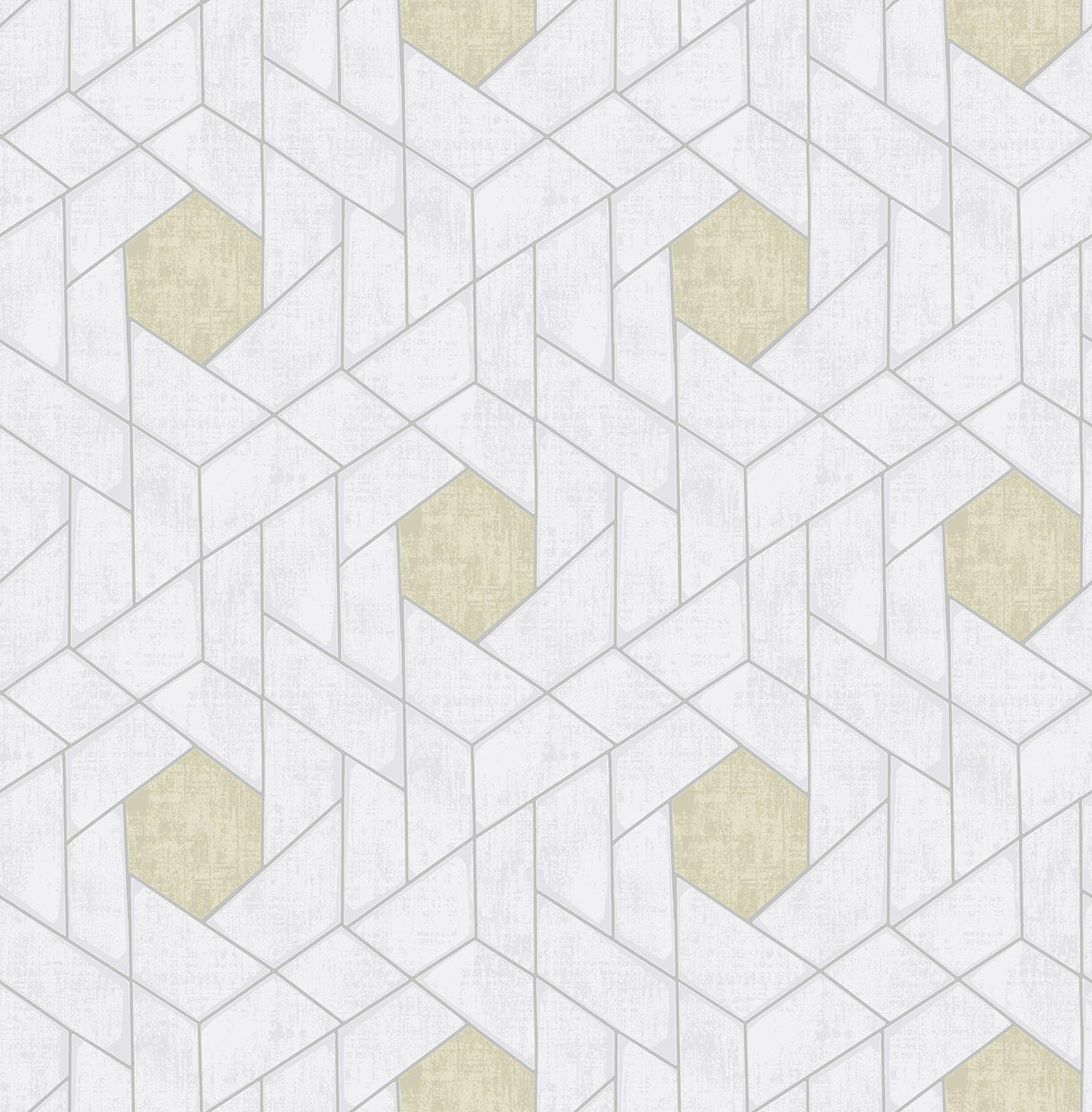 A-Street Prints Granada Geometric Silver Wallpaper