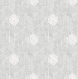 A-Street Prints Granada Light Grey Geometric Wallpaper