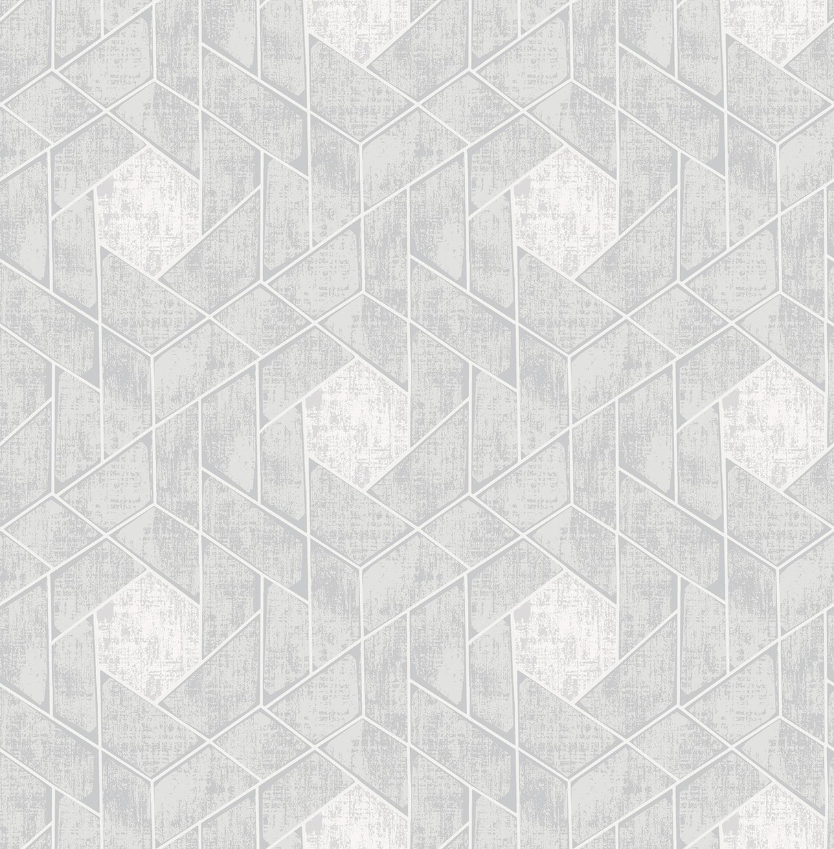 A-Street Prints Granada Geometric Light Grey Wallpaper
