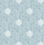 A-Street Prints Granada Aqua Geometric Wallpaper