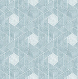 A-Street Prints Granada Geometric Aqua Wallpaper