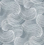 A-Street Prints Karson Blue Swirling Geometric Wallpaper