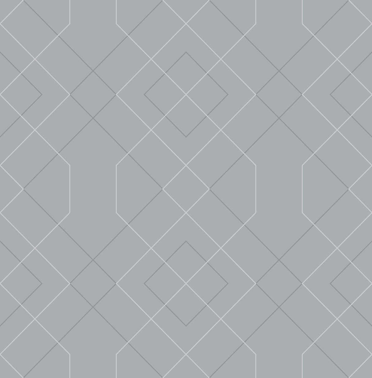 A-Street Prints Ballard Pewter Geometric Wallpaper