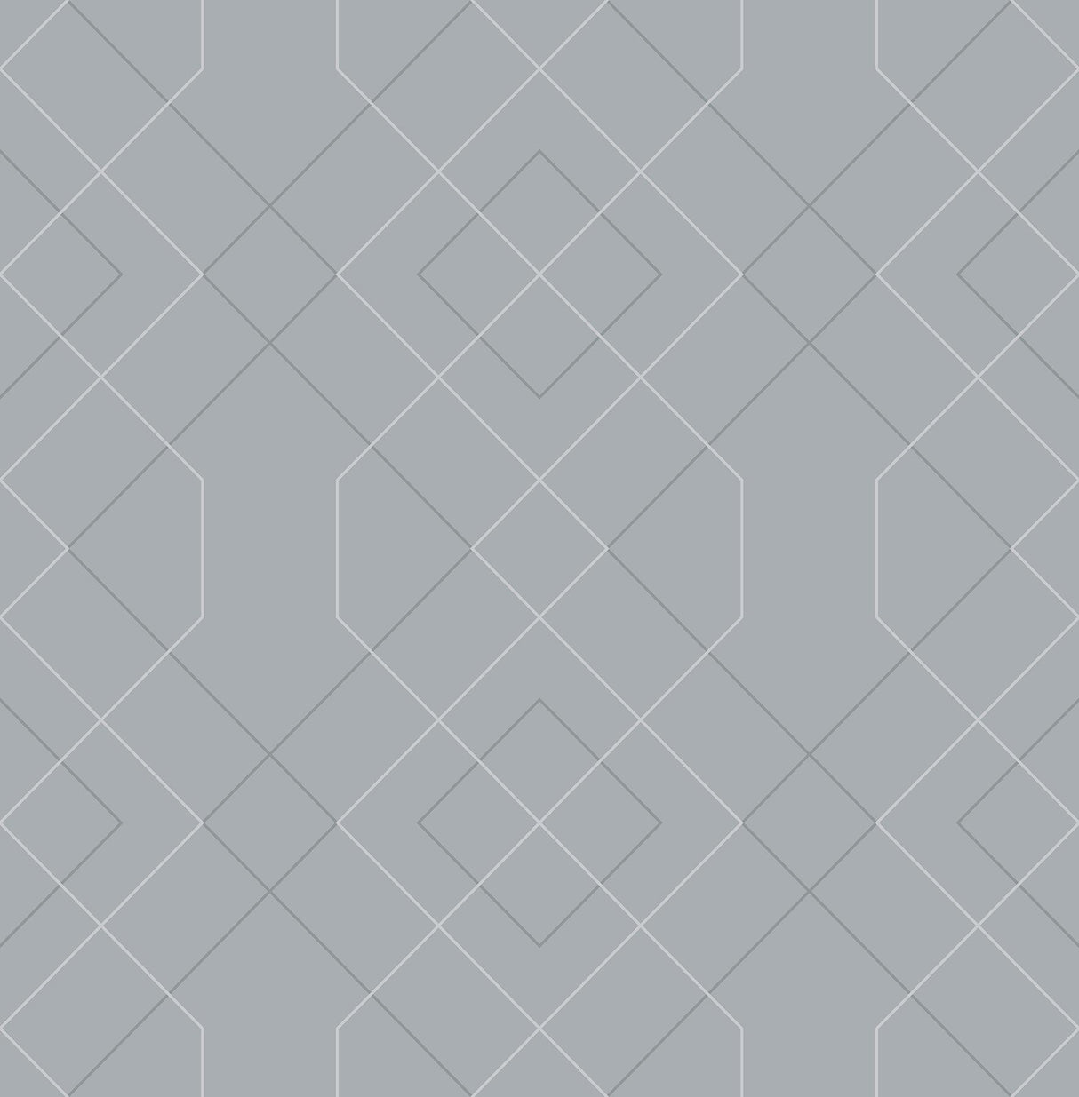 A-Street Prints Ballard Geometric Pewter Wallpaper