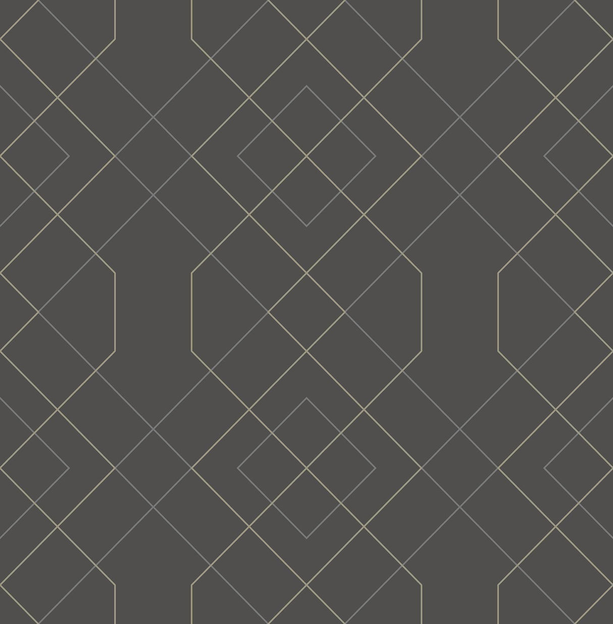 A-Street Prints Ballard Grey Geometric Wallpaper