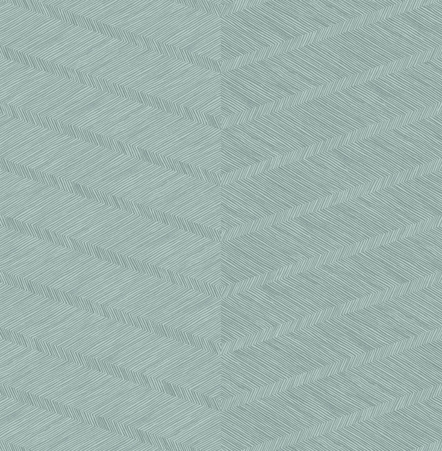 A-Street Prints Aspen Aqua Chevron Wallpaper