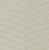 A-Street Prints Aspen Champagne Chevron Wallpaper