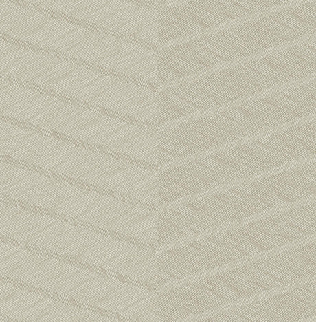 A-Street Prints Aspen Champagne Chevron Wallpaper