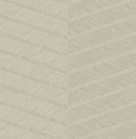 A-Street Prints Aspen Chevron Champagne Wallpaper