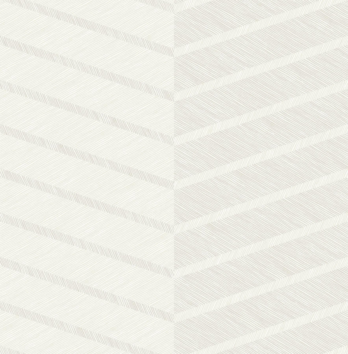 A-Street Prints Aspen White Chevron Wallpaper