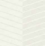 A-Street Prints Aspen Chevron White Wallpaper