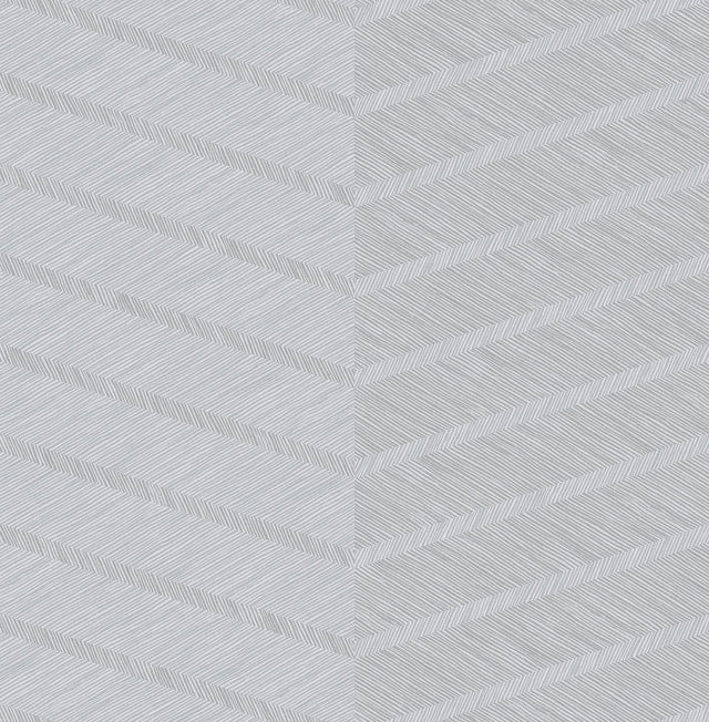 A-Street Prints Aspen Grey Chevron Wallpaper