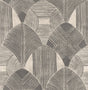 A-Street Prints Westport Charcoal Geometric Wallpaper
