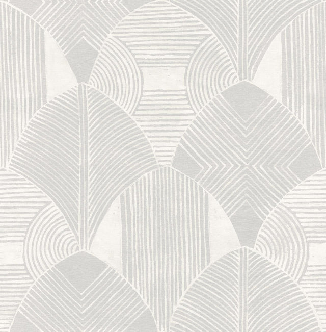 A-Street Prints Westport Dove Geometric Wallpaper