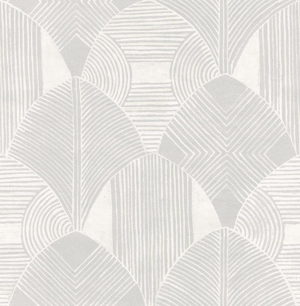 A-Street Prints Westport Dove Geometric Wallpaper