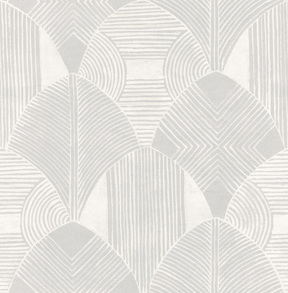 A-Street Prints Westport Geometric Dove Wallpaper