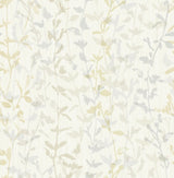 A-Street Prints Thea Light Grey Floral Trail Wallpaper