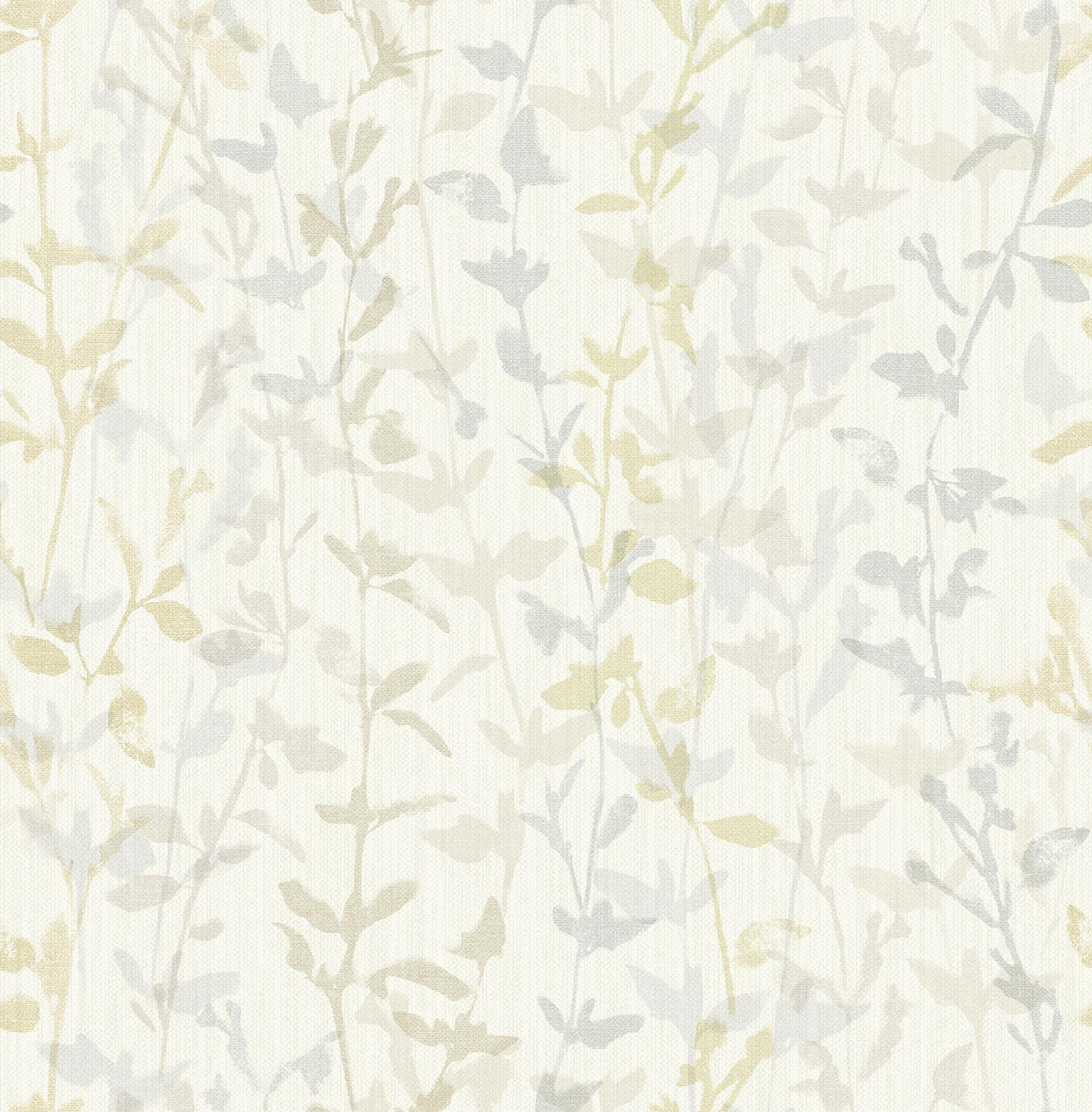 A-Street Prints Thea Floral Trail Light Grey Wallpaper