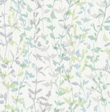 A-Street Prints Thea Green Floral Trail Wallpaper