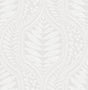 A-Street Prints Juno Light Grey Ogee Wallpaper