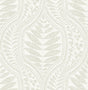 A-Street Prints Juno Beige Ogee Wallpaper