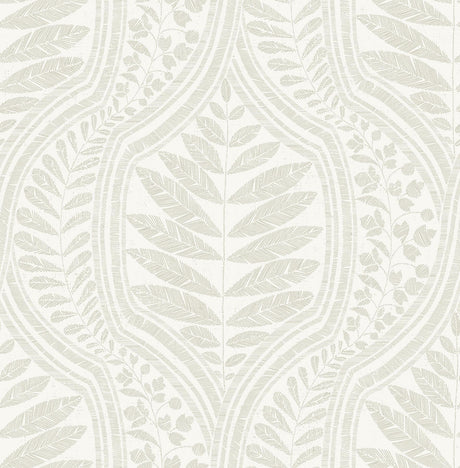 A-Street Prints Juno Ogee Beige Wallpaper