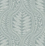 A-Street Prints Juno Teal Ogee Wallpaper