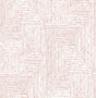 A-Street Prints Merritt Red Geometric Wallpaper