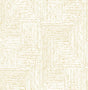 A-Street Prints Merritt Honey Geometric Wallpaper