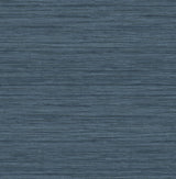 A-Street Prints Barnaby Indigo Faux Grasscloth Wallpaper