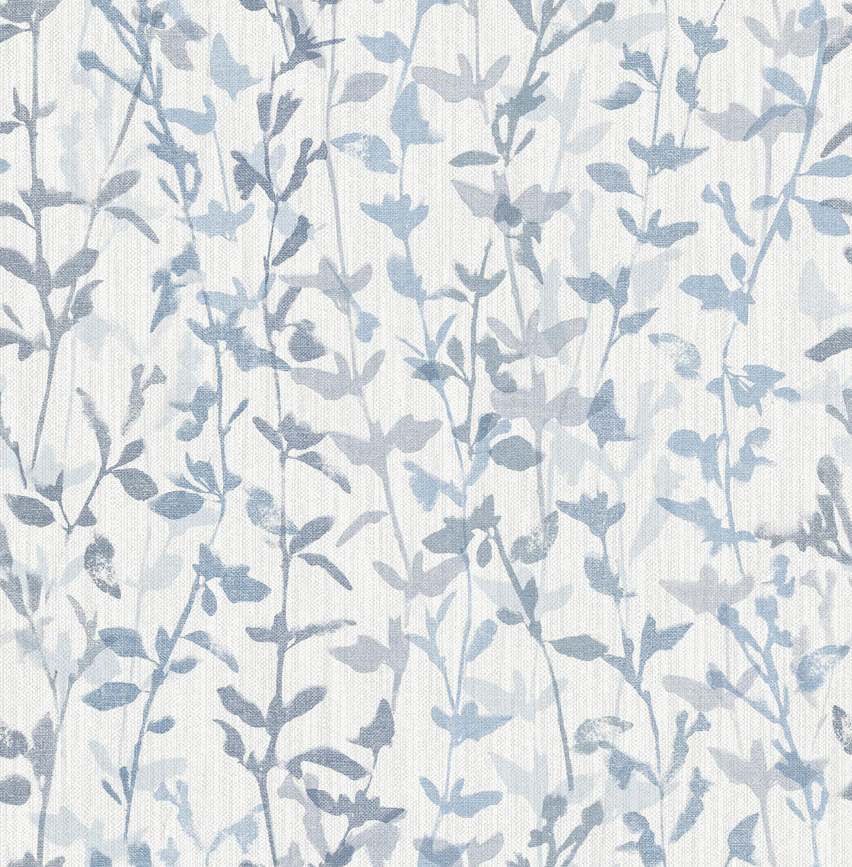 A-Street Prints Thea Blue Floral Trail Wallpaper