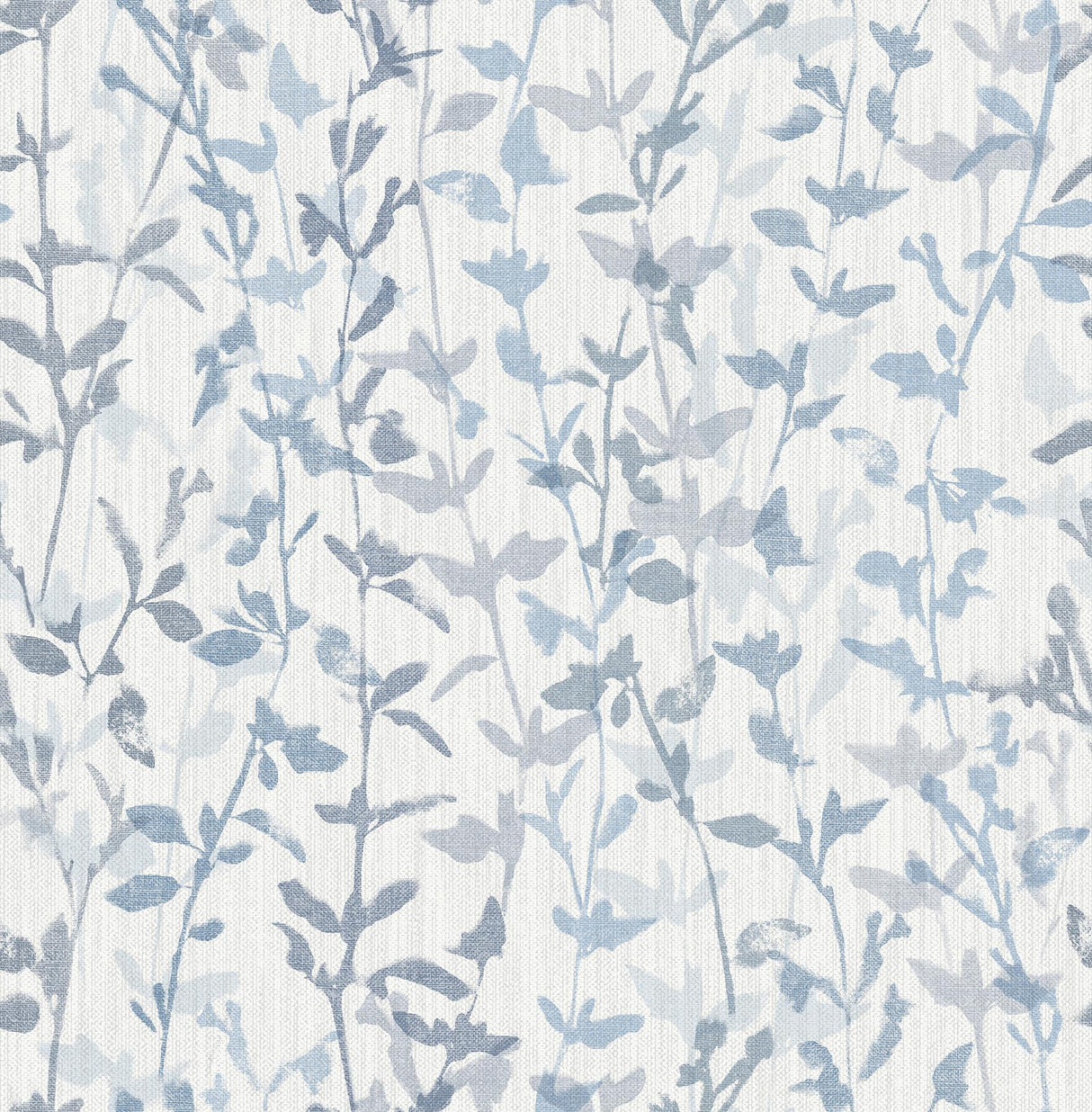 A-Street Prints Thea Floral Trail Blue Wallpaper
