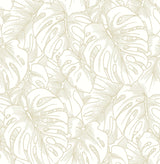 A-Street Prints Balboa Botanical Gold Wallpaper