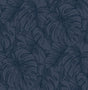 A-Street Prints Balboa Indigo Botanical Wallpaper