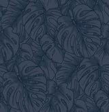 A-Street Prints Balboa Botanical Indigo Wallpaper