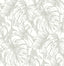 A-Street Prints Balboa Silver Botanical Wallpaper