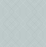 A-Street Prints Ballard Light Blue Geometric Wallpaper