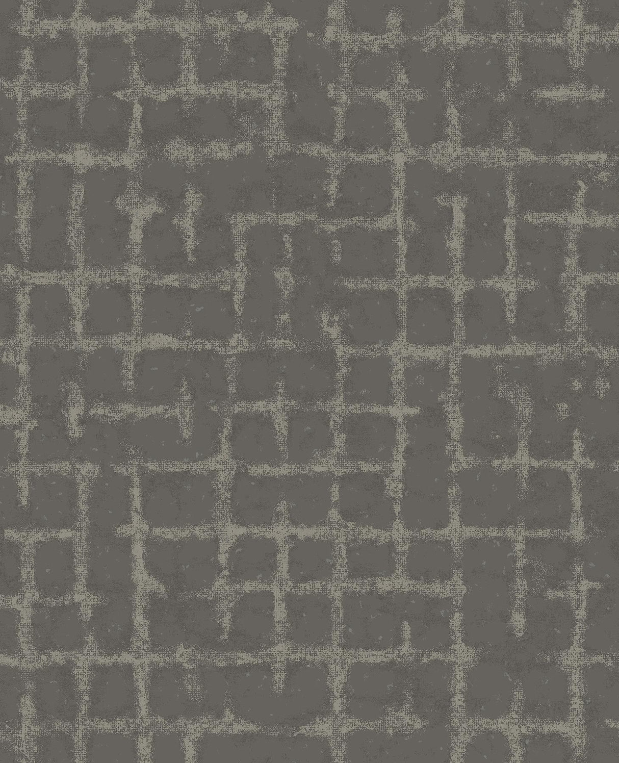 A-Street Prints Shea Charcoal Distressed Geometric Wallpaper