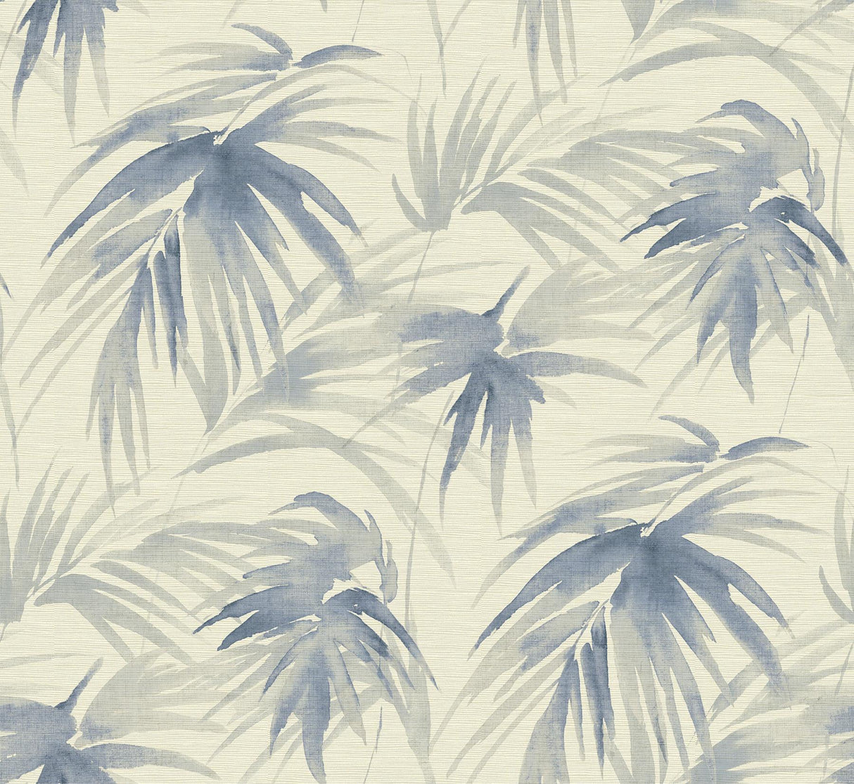 A-Street Prints Darlana Blue Grasscloth Wallpaper