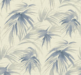 A-Street Prints Darlana Grasscloth Blue Wallpaper