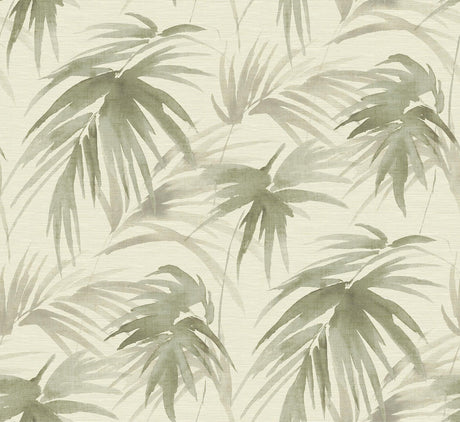 A-Street Prints Darlana Grasscloth Sage Wallpaper