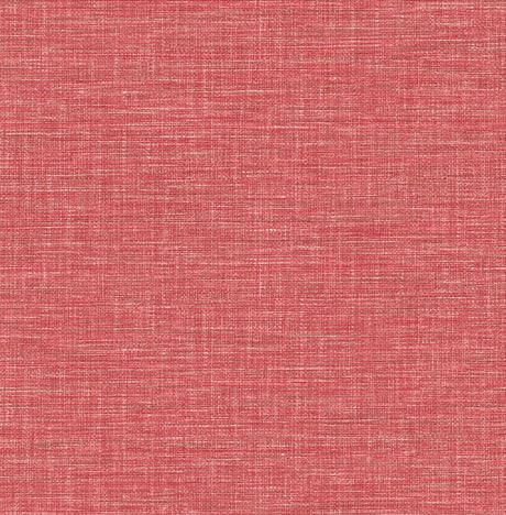 A-Street Prints Exhale Coral Woven Texture Wallpaper