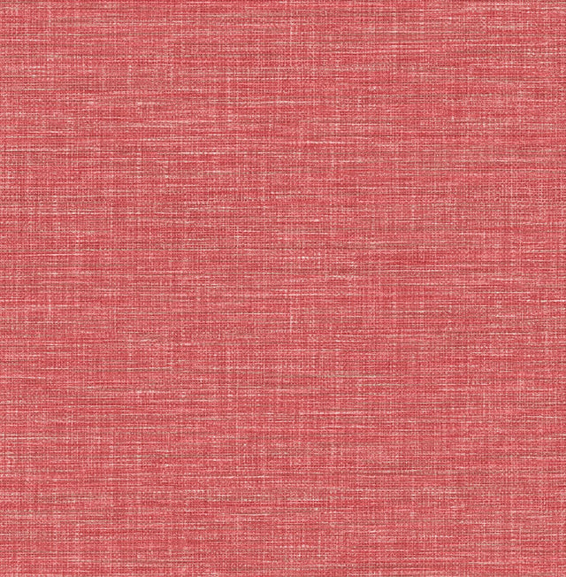 A-Street Prints Exhale Coral Woven Texture Wallpaper