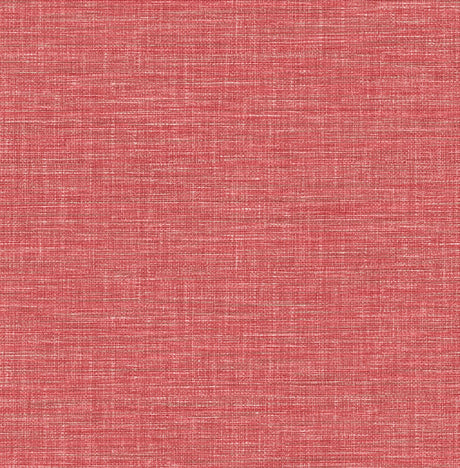 A-Street Prints Exhale Woven Texture Coral Wallpaper