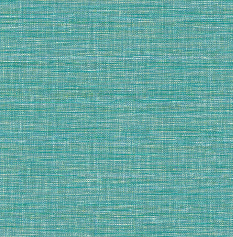 A-Street Prints Exhale Turquoise Woven Texture Wallpaper
